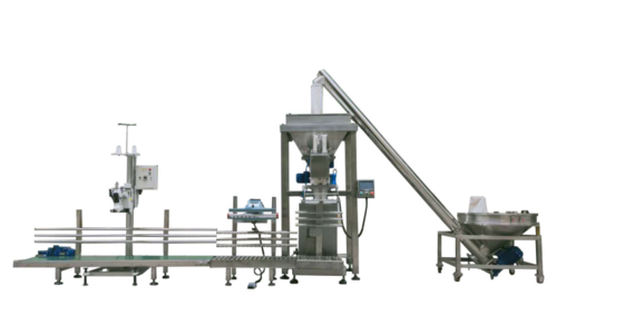 Double Screw 25KG Automatic Powder Packing Machine 2-4 Bags/Min