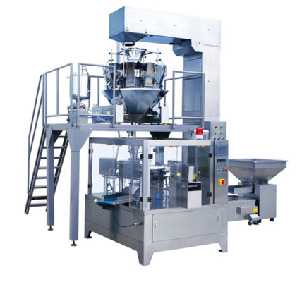 500-2500g Filling Range Rotary Powder Filling Machine 10-40 Bags/Min