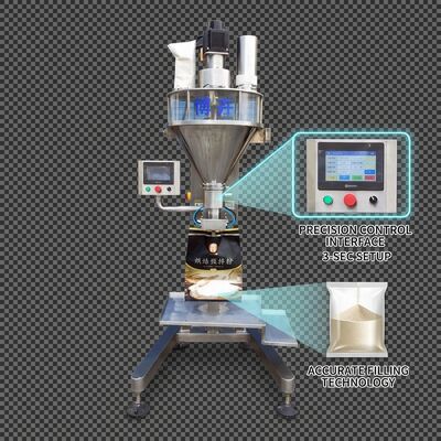 Stainless Steel 304 Automatic Granule Packing Machine with Double Vibrating Mode 10 14 16 Heads Providing Granule Packaging